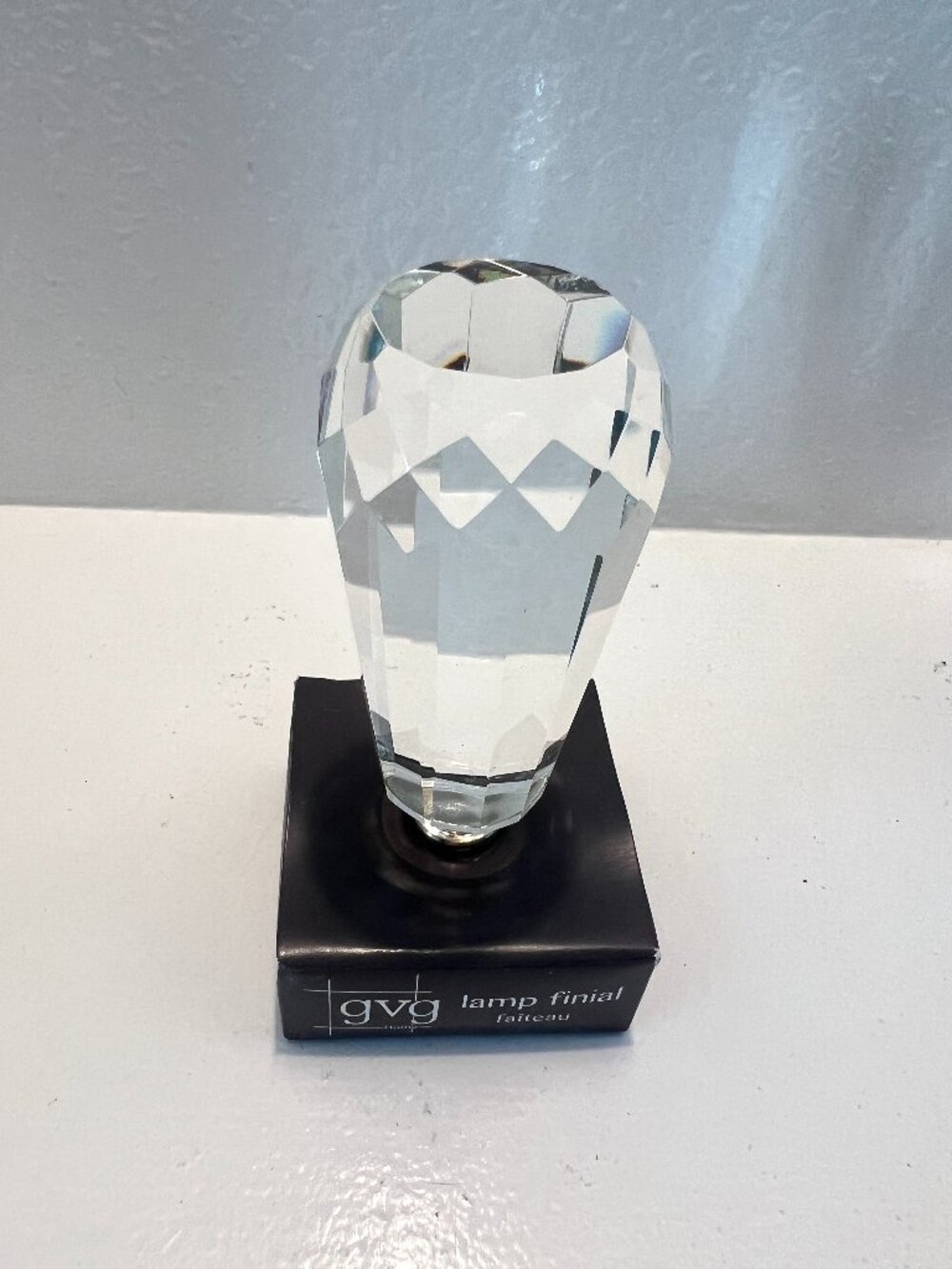Crystal Finial - Large - New in Box - GVG Home
